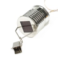 Лампа на солнечной батарее Лампочка Синяя на прищепке 2997289 8*14*8см