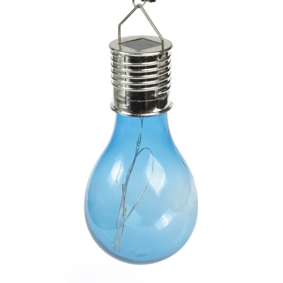 Лампа на солнечной батарее Лампочка Синяя на прищепке 2997289 8*14*8см Лампа на солнечной батарее Лампочка Синяя на прищепке 2997289 8*14*8см