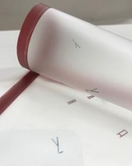 Пленка Листами Матовая Буквы Бургунди 60см/60см (1уп/20шт) Цена за 1ЛИСТ