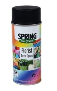 Спрей - краска для срезочных цветов Чёрная 400мл Арт-021