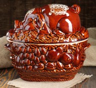 Горшок духовой Жаровня Свинка пикник 3лит 1325881