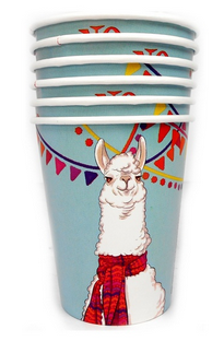 Стакан бумажный Лама 250мл*6шт Арт-2490 Стакан бумажный Лама 250мл*6шт Арт-2490