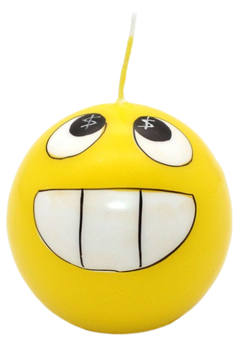 Свеча Смайлик Долларик 9352