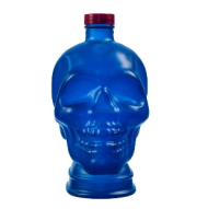 Графин стекло Череп 1л Синий Матовый