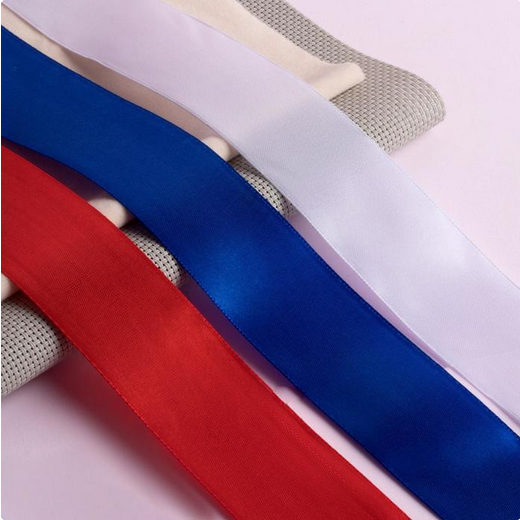 Лента Атласная Набор 3шт 40мм*25ярд Триколор Арт-3758793