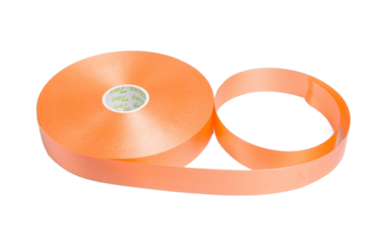 Лента Простая 2см*100ярд Оранжевая