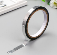 Тейп-лента 12мм*50м Серебро (цена за 1штуку)