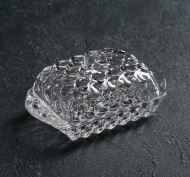 Маслёнка стекло Сирена 17×10,5×8см Арт-4460811