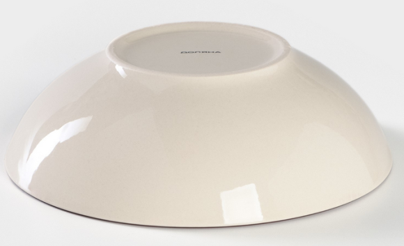 Тарелка керамическая глубокая Морской мир Жёлтая d=18см Арт-4933216