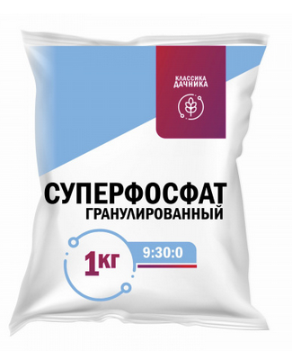 Удобрение Суперфосфат Простой 1кг (1уп\30шт) Нов-Агро