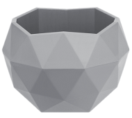 Горшок Топаз 2,5лит Серый жемчуг Арт-9799 (с дренажной системой)