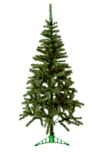 Ёлка искусственная 30см Красавица (ПВХ плёнка) + Подставка пластик