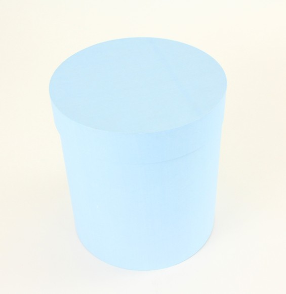 Коробка круглая D-25см Однотонная