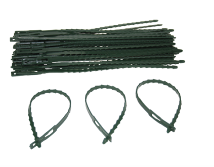 Ремешок для подвязки 18см Зелёный (1уп/20шт) Цена за 1шт