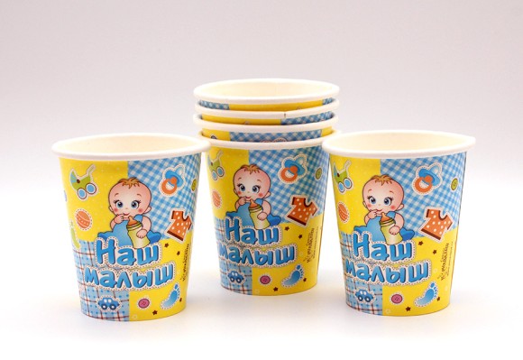 Стакан бумажный Наш малыш 225мл*6шт Арт-322125 Стакан бумажный Наш малыш 225мл*6шт Арт-322125