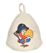 Шапка для Бани и Сауны детская Попугай Арт-41212