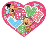 Валентинка Love Арт-7-01-14021 20шт