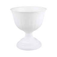 Горшок вазон на ножке Венеция 10лит 330мм Белый М-3127 (БАШ) (D-33см)