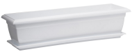 Балконный ящик Santino 585мм Белый с поддоном