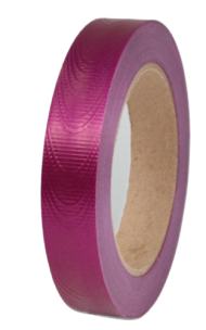 Лента Простая Тиснение дерево 2см*50ярд Вишневая