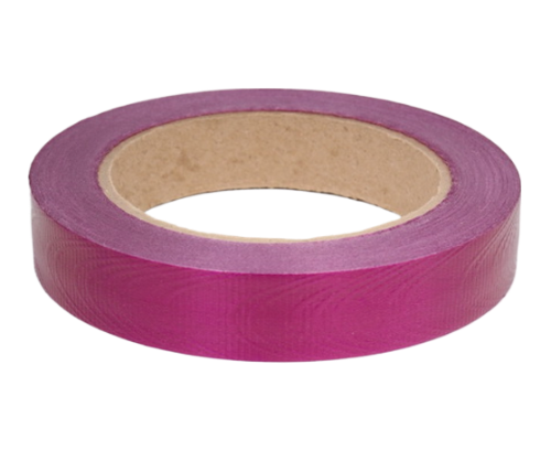 Лента Простая Тиснение дерево 2см*50ярд Вишневая