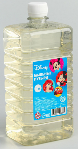 Раствор для мыльных пузырей Disney 1000мл 6301360