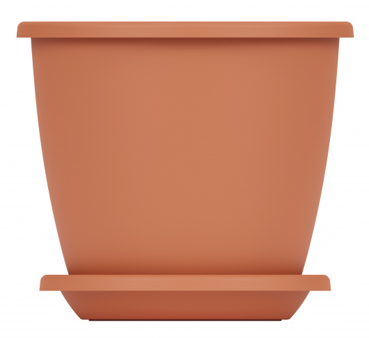 Горшок Афина 11лит Коричневый с поддоном М-6546 (БАШ)