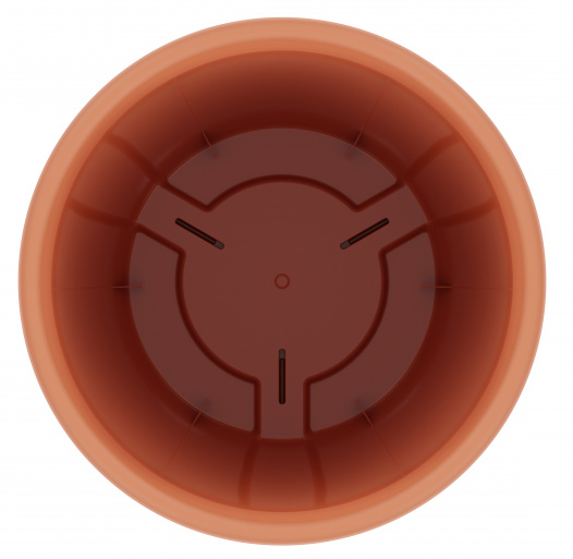 Горшок Афина 11лит Коричневый с поддоном М-6546 (БАШ)