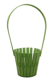 Корзина Натуральн Дерево 100/150/300мм Салатовая