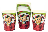 Стакан бумажный Маша и Медведь 225мл*10шт Арт-735441