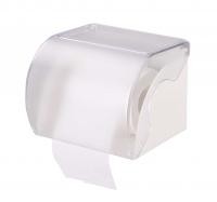 Держатель для туалет бумаги с полочкой Белый М-6581