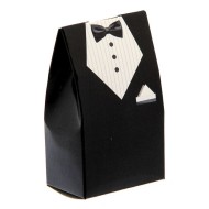 Коробка Бонбоньерка Костюм жениха L6см W6см H10см Арт-1284916