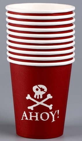 Стакан бумажный Пираты 250мл*10шт Арт-9599611 Стакан бумажный Пираты 250мл*10шт Арт-9599611