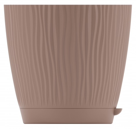 Горшок Флис 2лит Какао М-8442 с прикорневым поливом