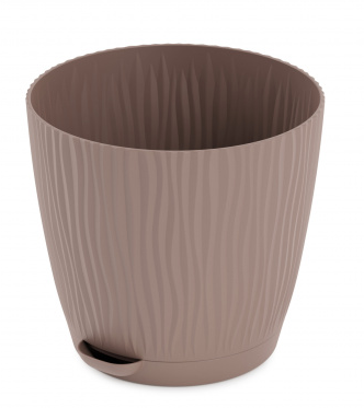 Горшок Флис 2лит Какао М-8442 с прикорневым поливом