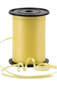Лента Простая 0,5см*500ярд Лимонная
