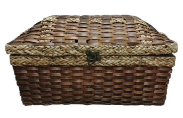 Корзина плетеная хозяйственная КY-30385 22см-43см-30см №2 Корзина плетеная хозяйственная КY-30385 22см-43см-30см №2