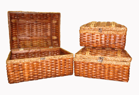 Корзина плетеная хозяйственная КY-30385 22см-43см-30см №2