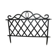 Заборчик пластиковый Версаль 1 секция 48*36см LISTOK Арт-01014