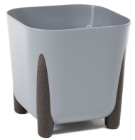 Горшок на ножках FRIDA 29*29см Серый (ПОЛЬША) 16лит