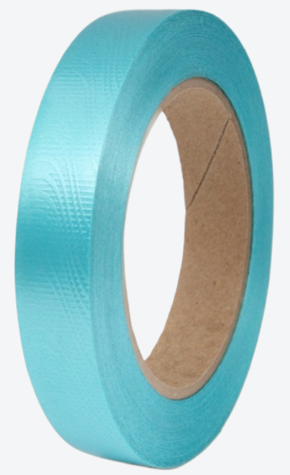 Лента Простая Тиснение дерево 2см*50ярд Голубая Лента Простая Тиснение дерево 2см*50ярд Голубая