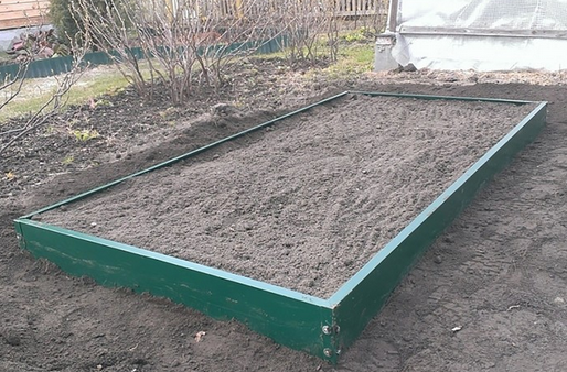 Клумба Оцинкованная 195*70*15см Зелёная Greengo Арт-9460081 Грядка