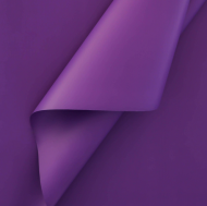 Пленка Листами Матовая однотонная Тёмная Сирень 58/58см (1уп/10шт) Цена за лист