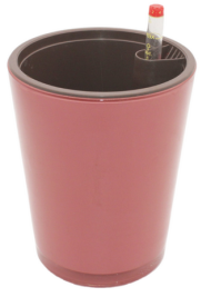 Горшок 9001 Стекло Кораловый 1,5лит (с автополивом)