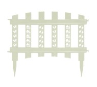 Заборчик пластиковый Палисадник Белый 24/32*3м (8секций)