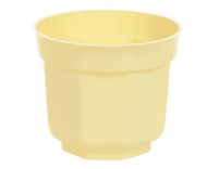 Горшок Афродита восьмигр 80мм Светло-Жёлтый