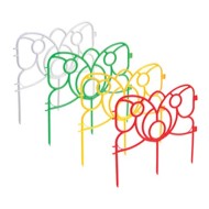 Заборчик пластиковый Бабочка 3мет*9 секций 46*40см