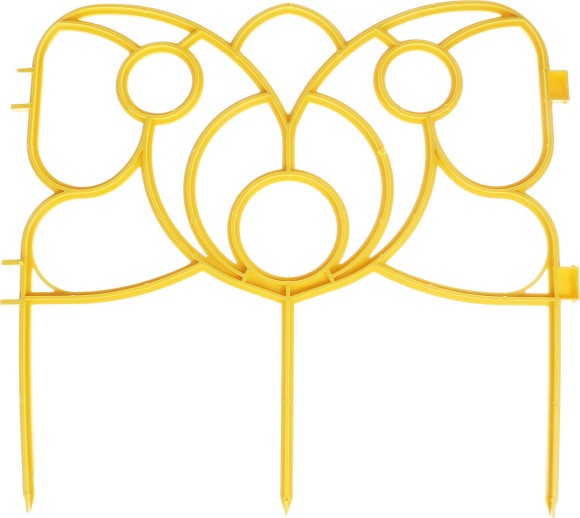 Заборчик пластиковый Бабочка 3мет*9 секций 46*40см