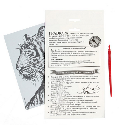 Гравюра Новогодняя А-5 21*29см Арт-6941034/7025614