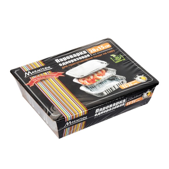 Пароварка Одноразовая 20*15см Marmiton (1уп/28шт) 1 ЭТАЖ